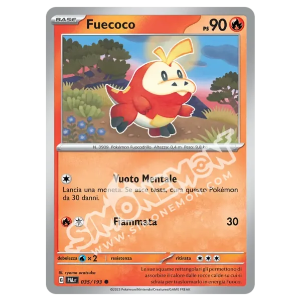 Fuecoco 035/193 Evoluzioni a Paldea Reverse (IT)
