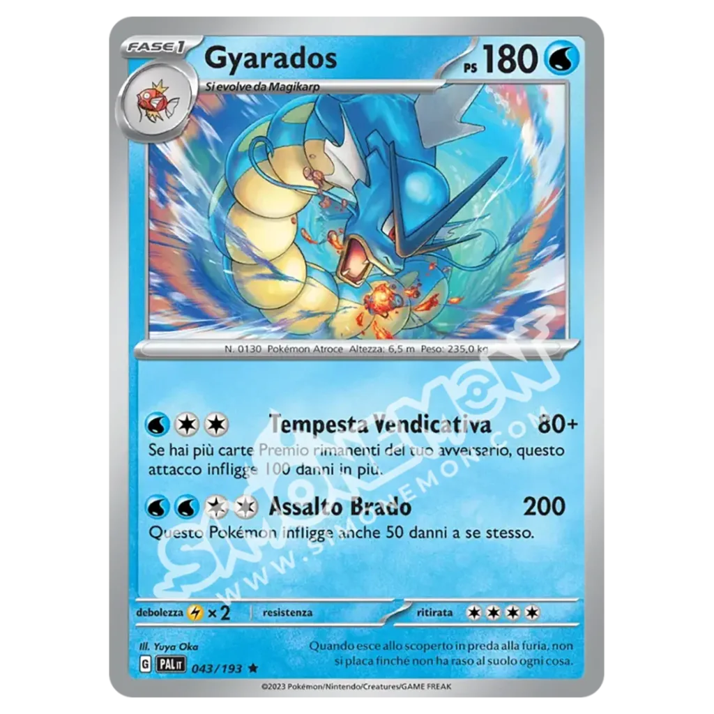 Gyarados 043/193 Evoluzioni a Paldea Foil (IT)