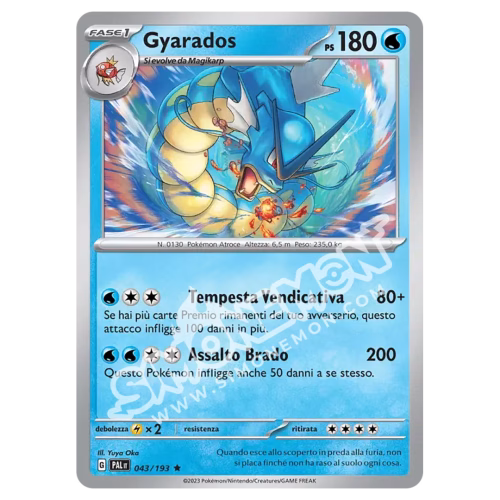 Gyarados 043/193 Evoluzioni a Paldea Foil (IT)