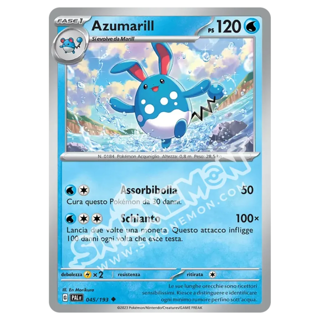 Azumarill 045/193 Evoluzioni a Paldea Reverse (IT)