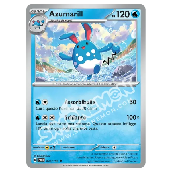 Azumarill 045/193 Evoluzioni a Paldea Reverse (IT)