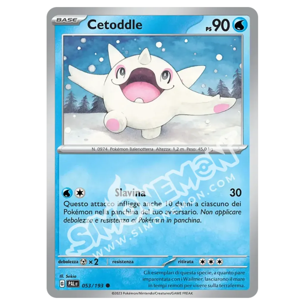 Cetoddle 053/193 Evoluzioni a Paldea Reverse (IT)