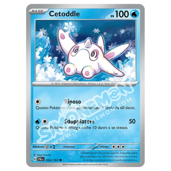 Cetoddle 054/193 Evoluzioni a Paldea Reverse (IT)