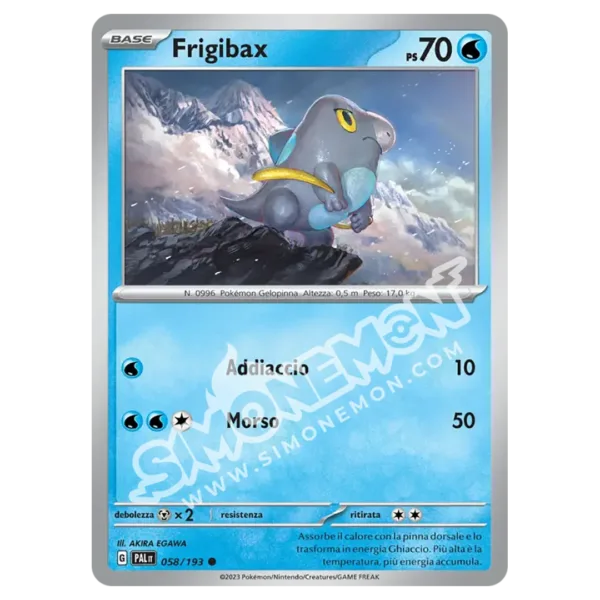 Frigibax 058/193 Evoluzioni a Paldea Reverse (IT)