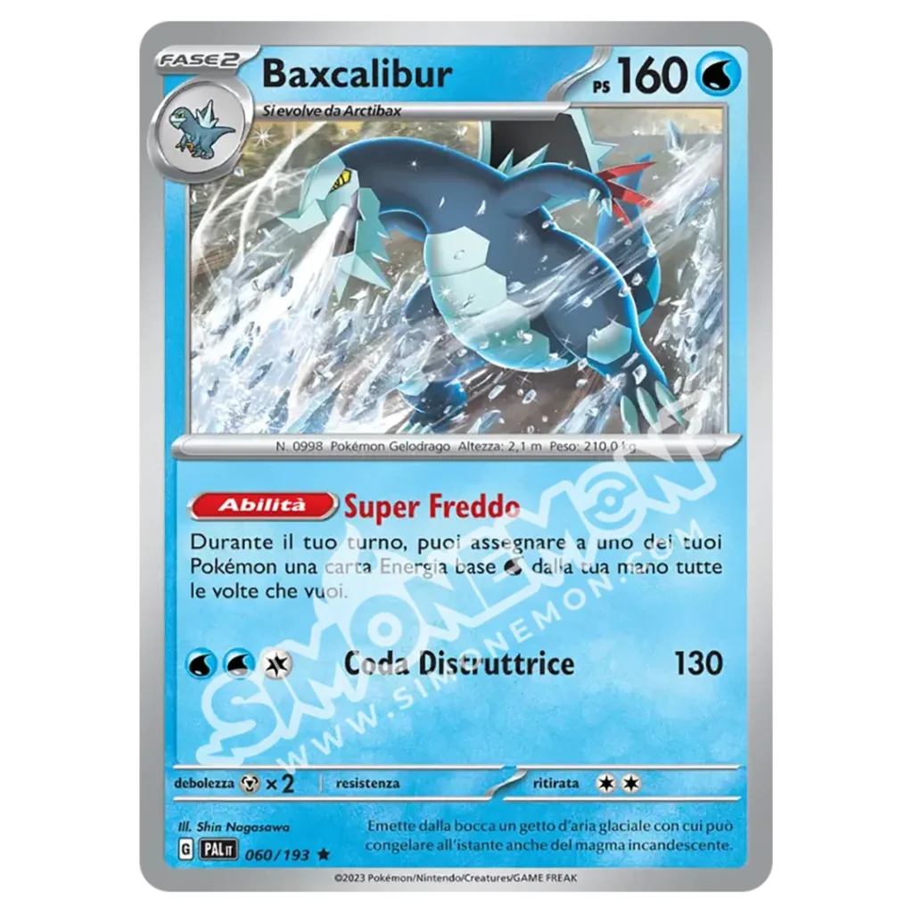 Baxcalibur 060/193 Evoluzioni a Paldea Foil (IT)