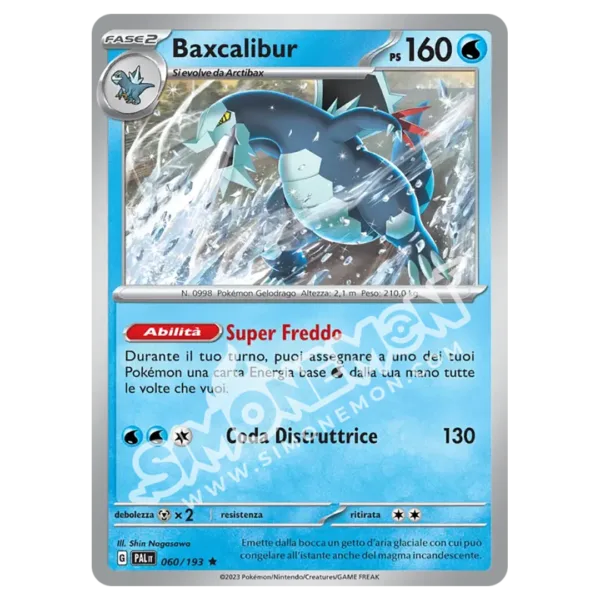 Baxcalibur 060/193 Evoluzioni a Paldea Foil (IT)