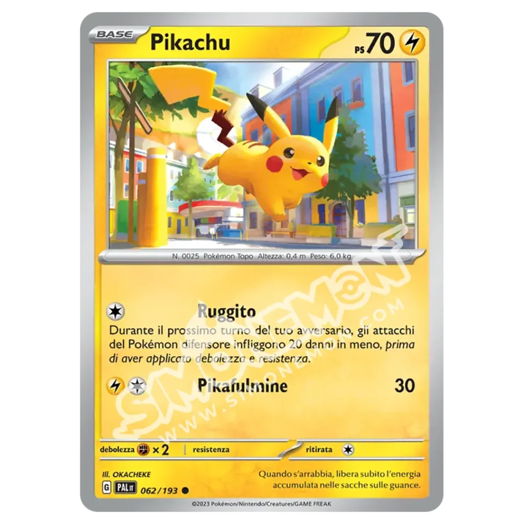 Pikachu 062/193 Evoluzioni a Paldea Reverse (IT)