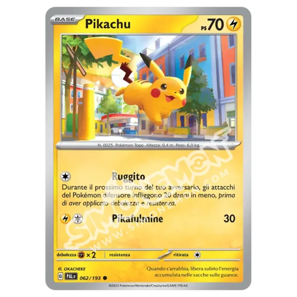 Pikachu 062/193 Evoluzioni a Paldea Reverse (IT)