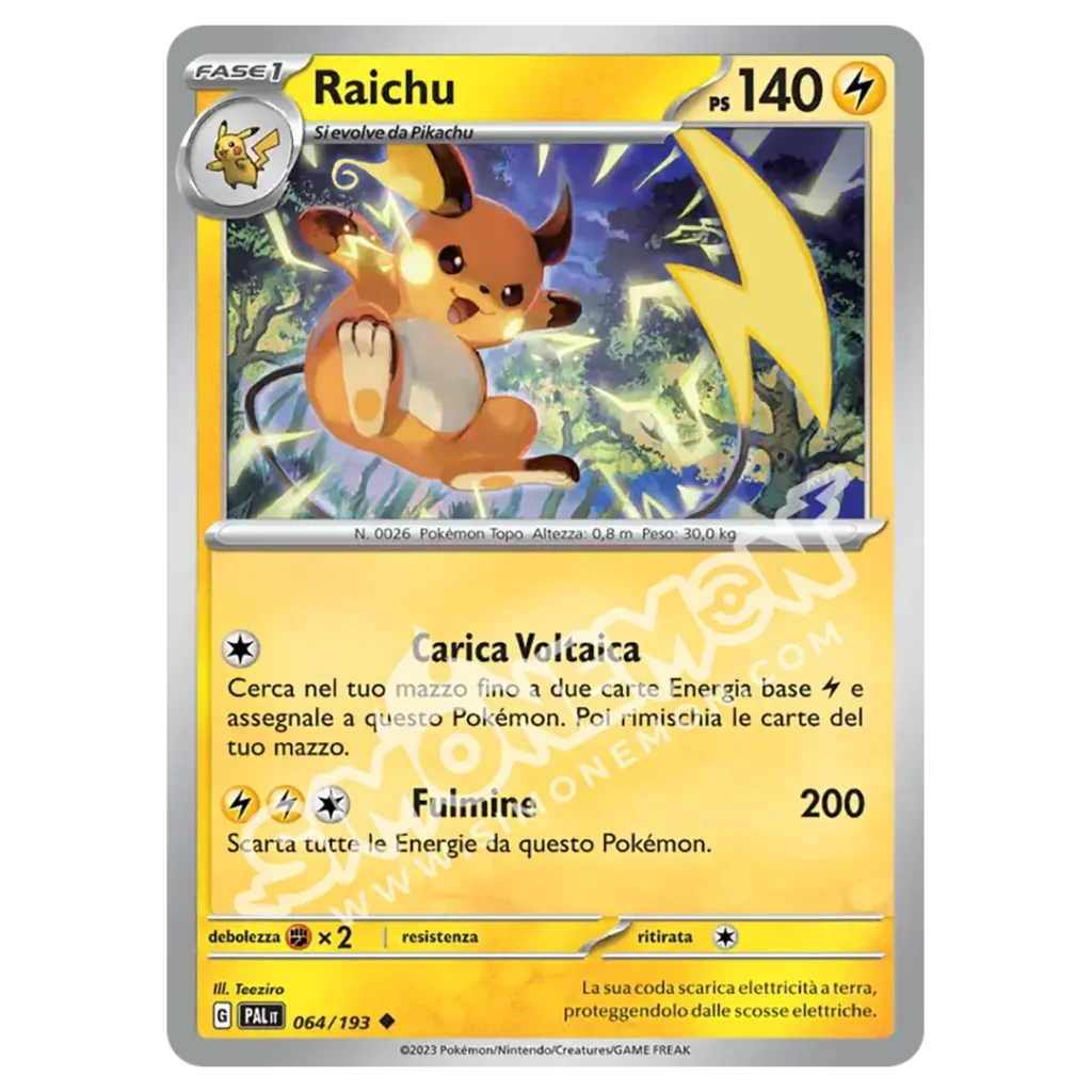 Raichu 064/193 Evoluzioni a Paldea  (IT)