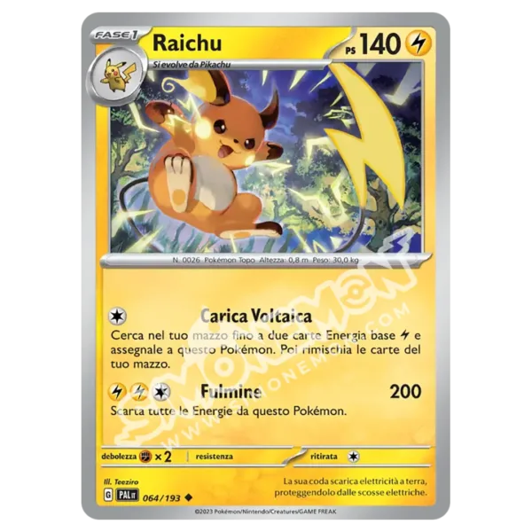Raichu 064/193 Evoluzioni a Paldea  (IT)