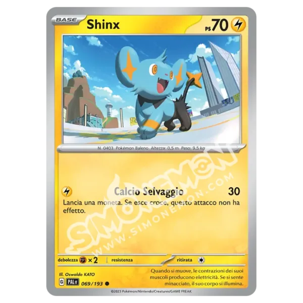 Shinx 069/193 Evoluzioni a Paldea Reverse (IT)