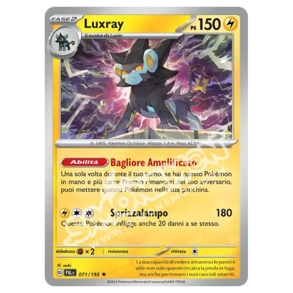 Luxray 071/193 Evoluzioni a Paldea Foil (IT)