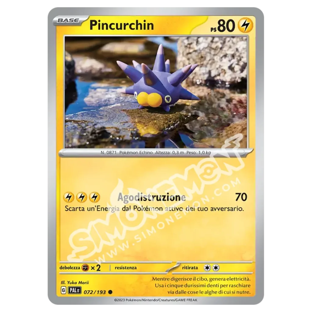 Pincurchin 072/193 Evoluzioni a Paldea Reverse (IT)