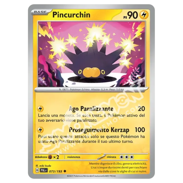 Pincurchin 073/193 Evoluzioni a Paldea Reverse (IT)