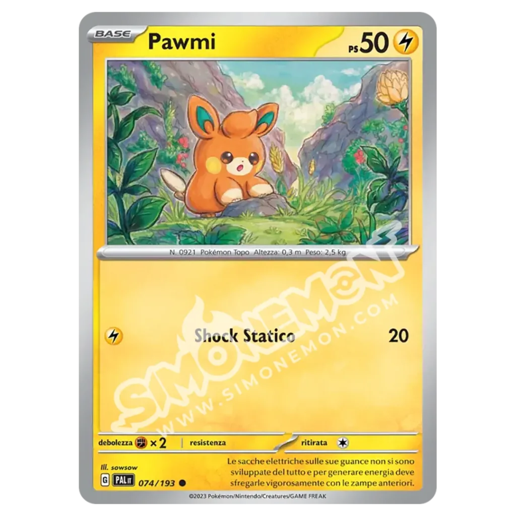 Pawmi 074/193 Evoluzioni a Paldea Foil (IT)