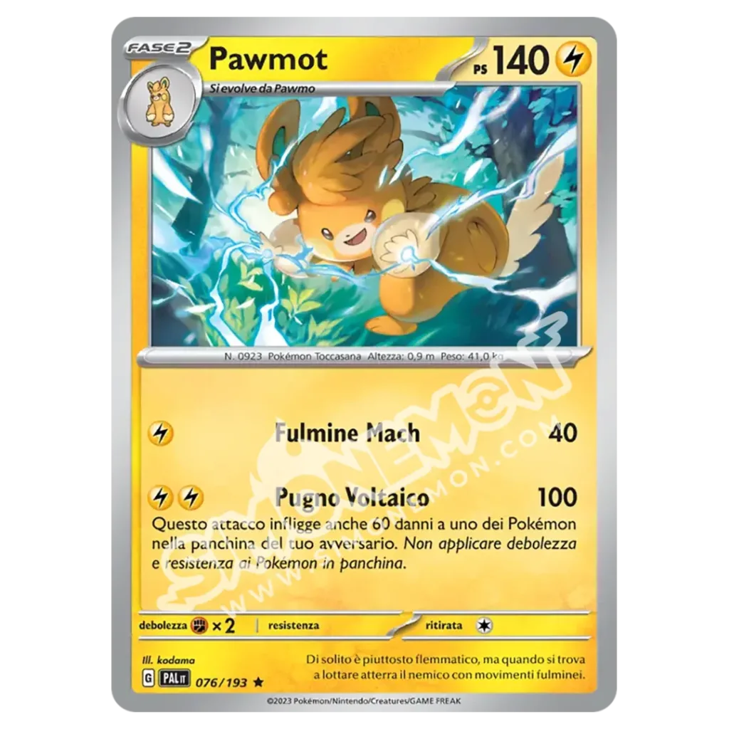 Pawmot 076/193 Evoluzioni a Paldea Foil (IT)