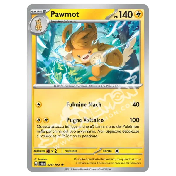 Pawmot 076/193 Evoluzioni a Paldea (IT)