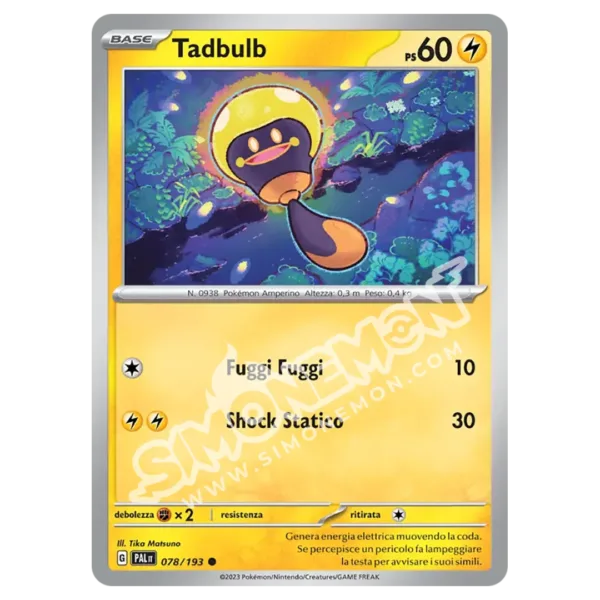 Tadbulb 078/193 Evoluzioni a Paldea Reverse (IT)