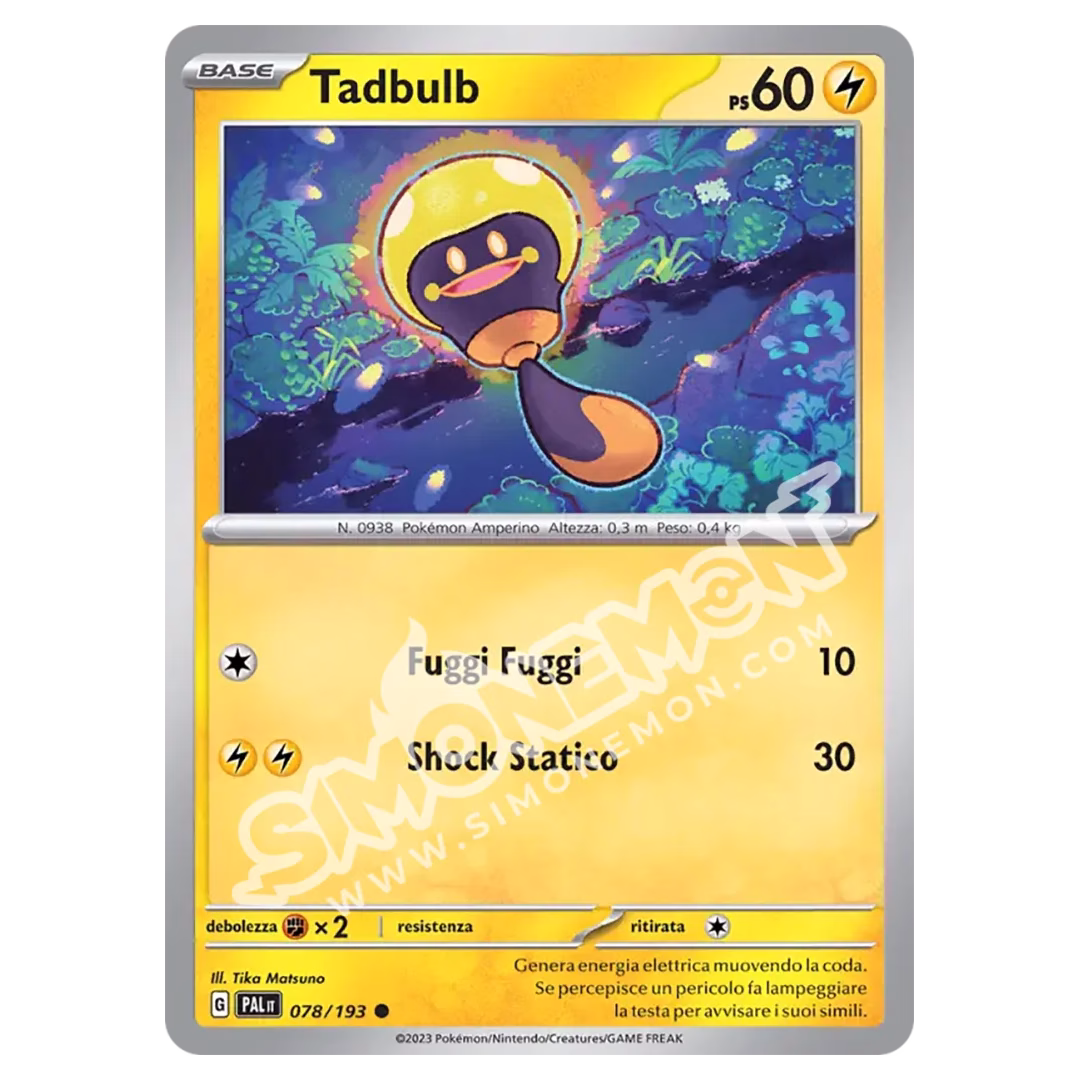 Tadbulb 078/193 Evoluzioni a Paldea Reverse (IT)