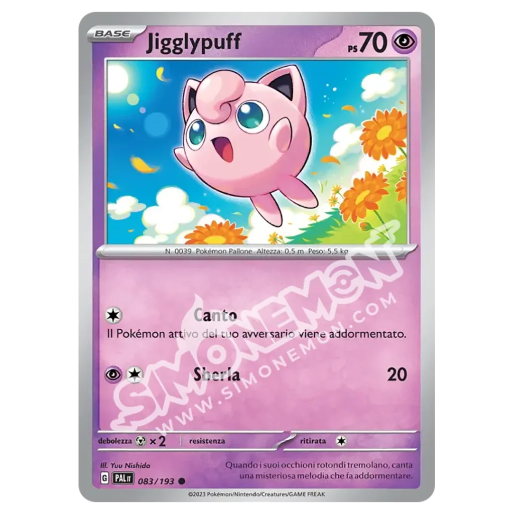 Jigglypuff 083/193 Evoluzioni a Paldea Reverse (IT)