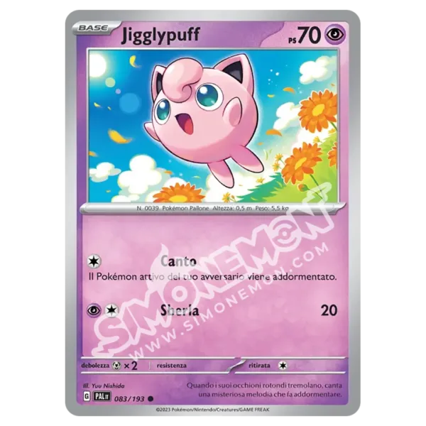 Jigglypuff 083/193 Evoluzioni a Paldea Reverse (IT)