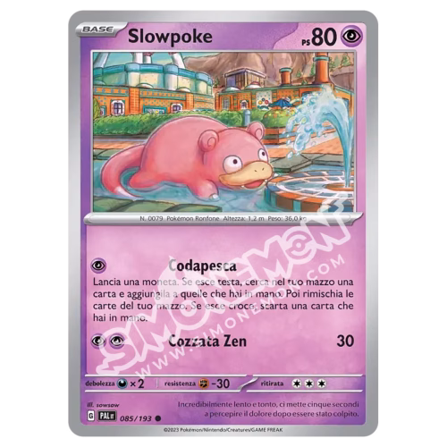 Slowpoke 085/193 Evoluzioni a Paldea Reverse (IT)