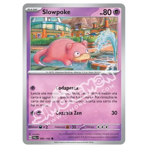Slowpoke 085/193 Evoluzioni a Paldea Reverse (IT)