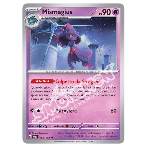 Mismagius 088/193 Evoluzioni a Paldea Reverse (IT)