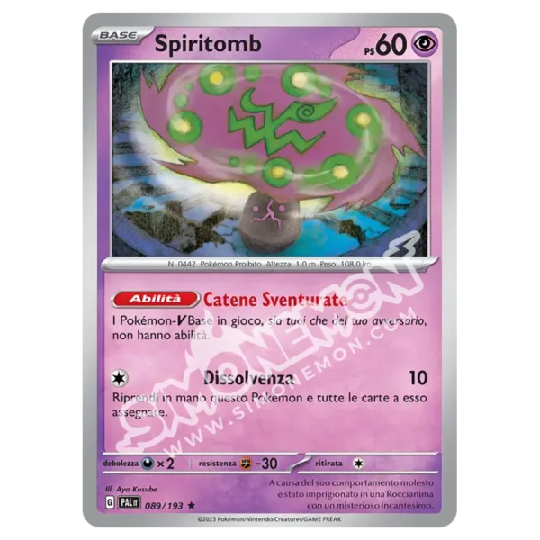 Spiritomb 089/193 Evoluzioni a Paldea Foil (IT)
