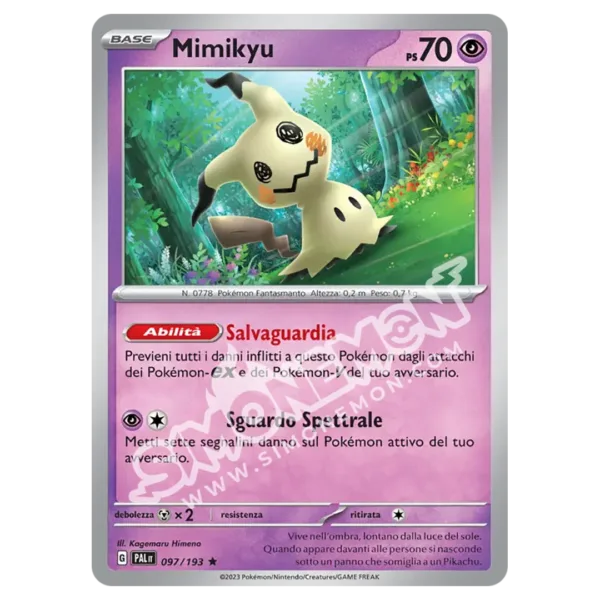 Mimikyu 097/193 Evoluzioni a Paldea Foil (IT)