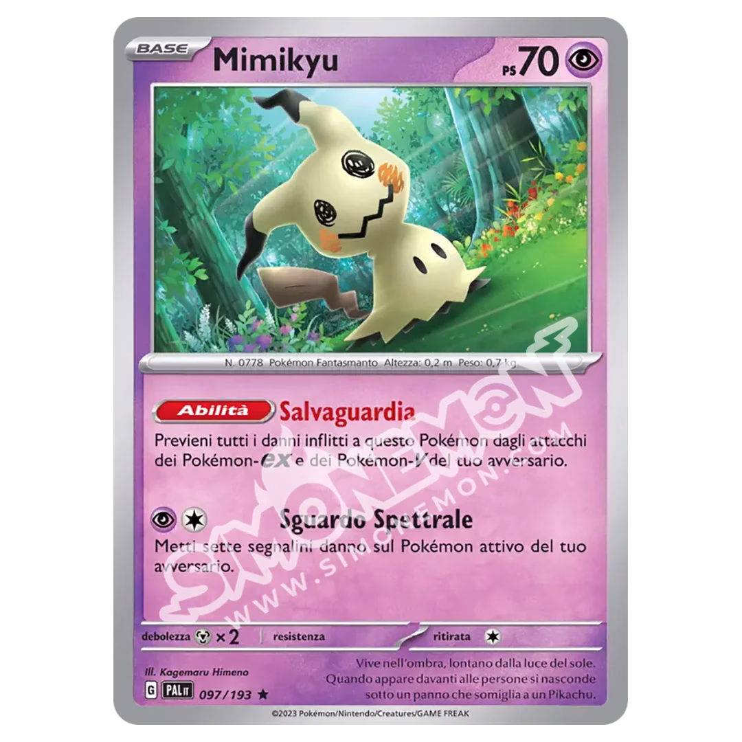 Mimikyu 097/193 Evoluzioni a Paldea Foil (IT)