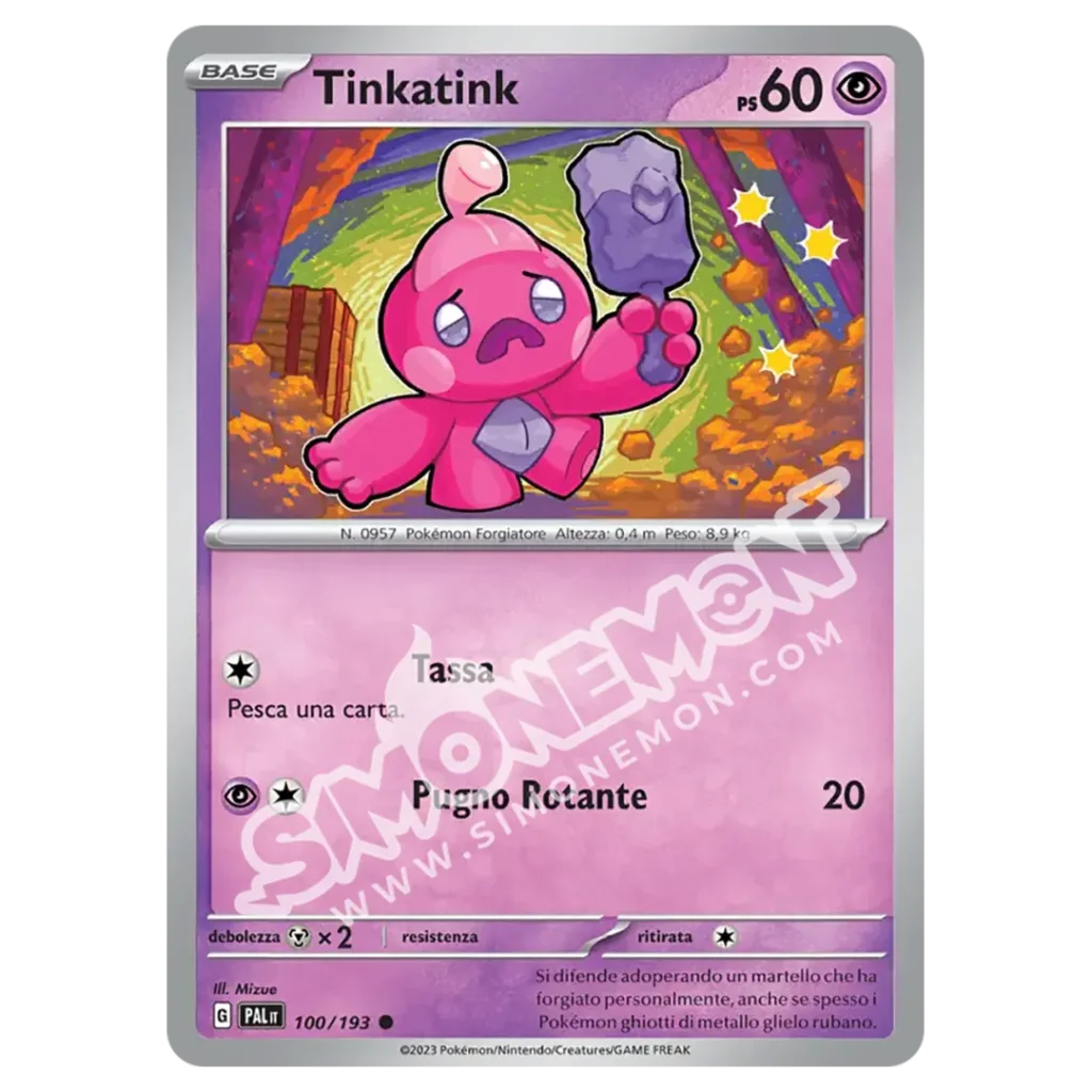 Tinkatink 100/193 Evoluzioni a Paldea (IT)
