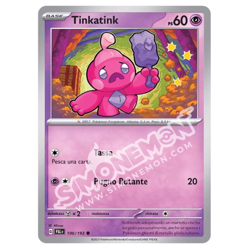 Tinkatink 100/193 Evoluzioni a Paldea (IT)