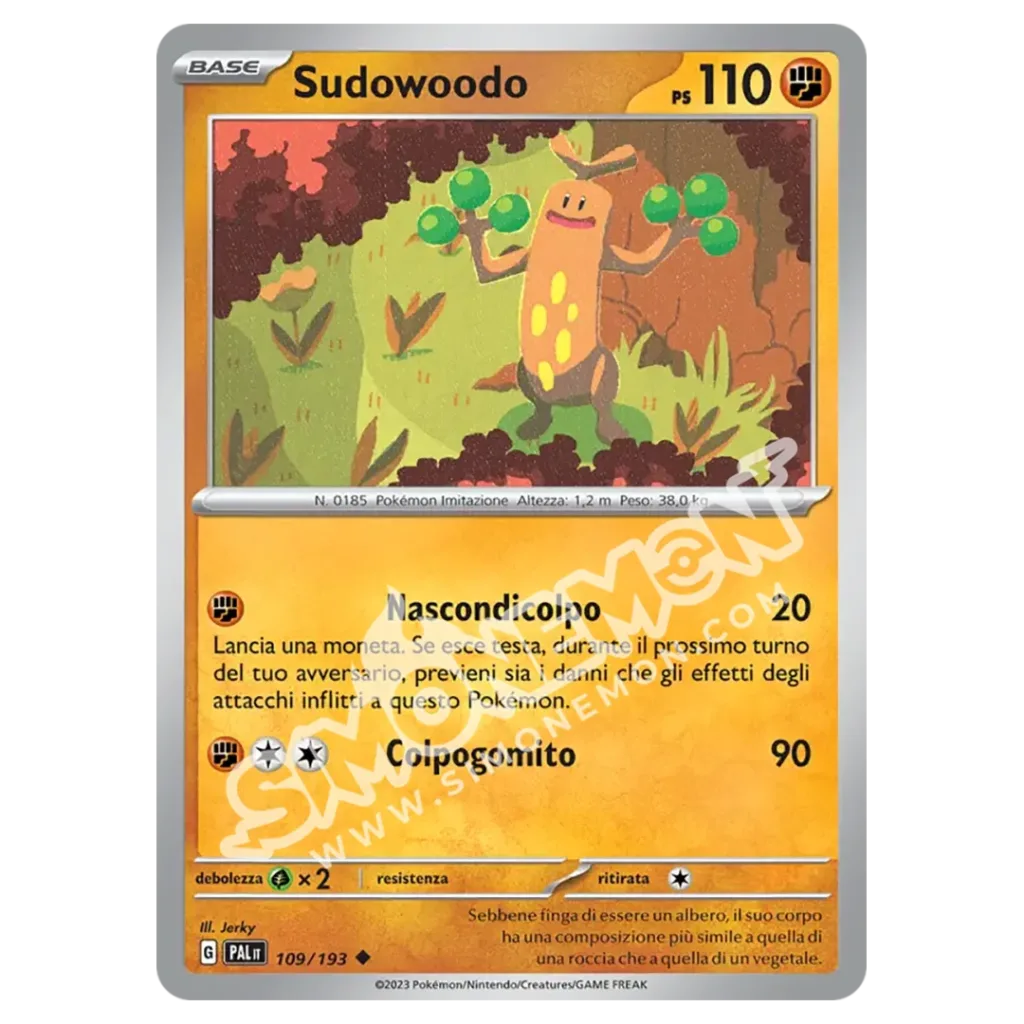 Sudowoodo 109/193 Evoluzioni a Paldea Reverse (IT)