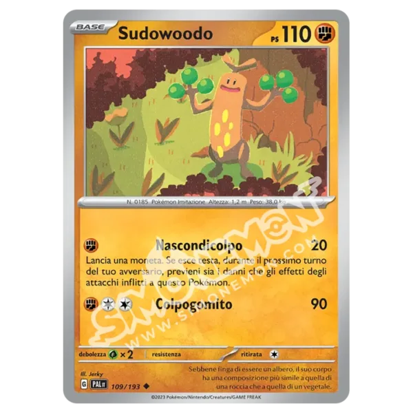 Sudowoodo 109/193 Evoluzioni a Paldea Reverse (IT)