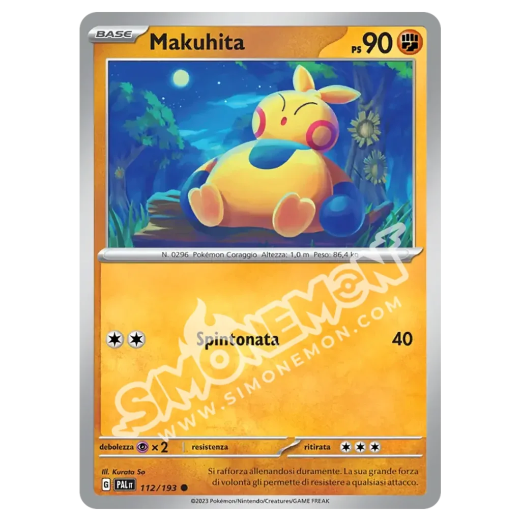 Makuhita 112/193 Evoluzioni a Paldea Reverse (IT)