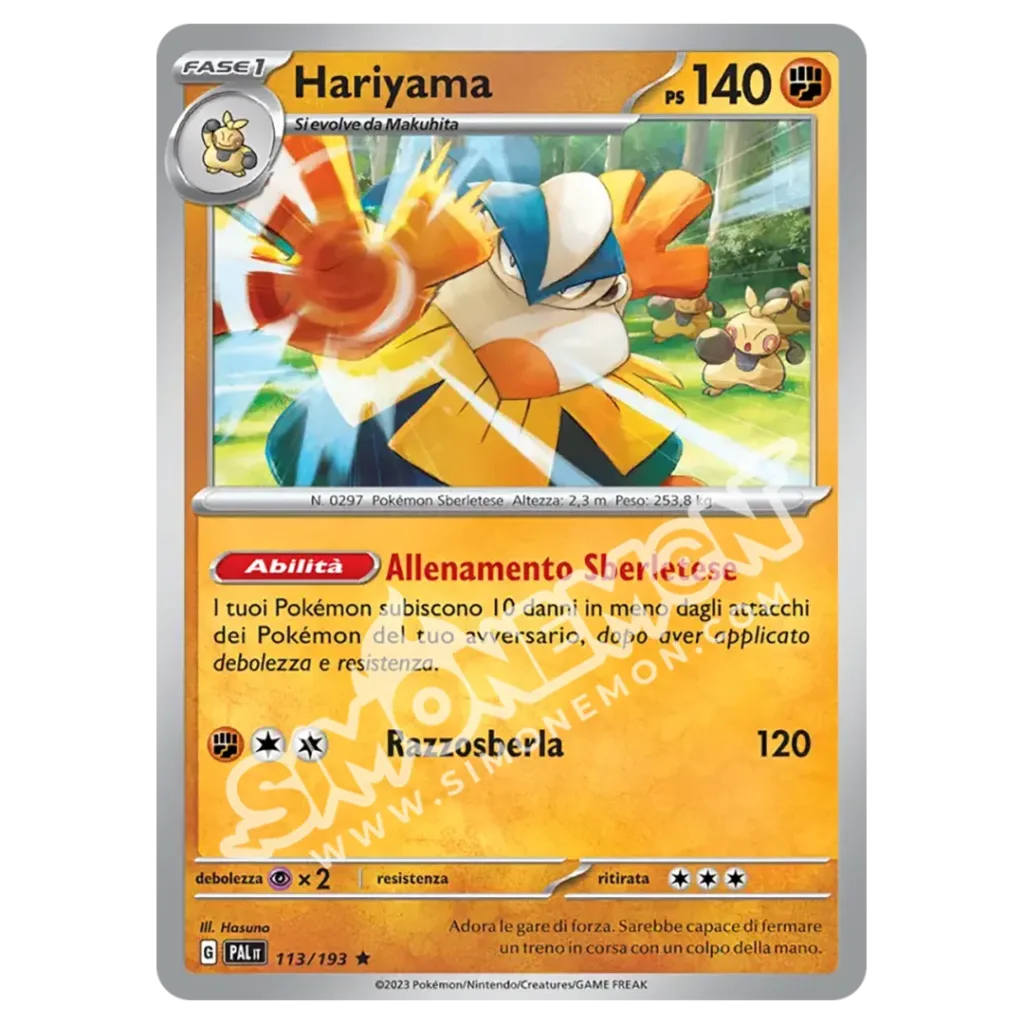 Hariyama 113/193 Evoluzioni a Paldea Foil (IT)