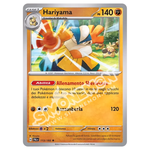 Hariyama 113/193 Evoluzioni a Paldea Foil (IT)