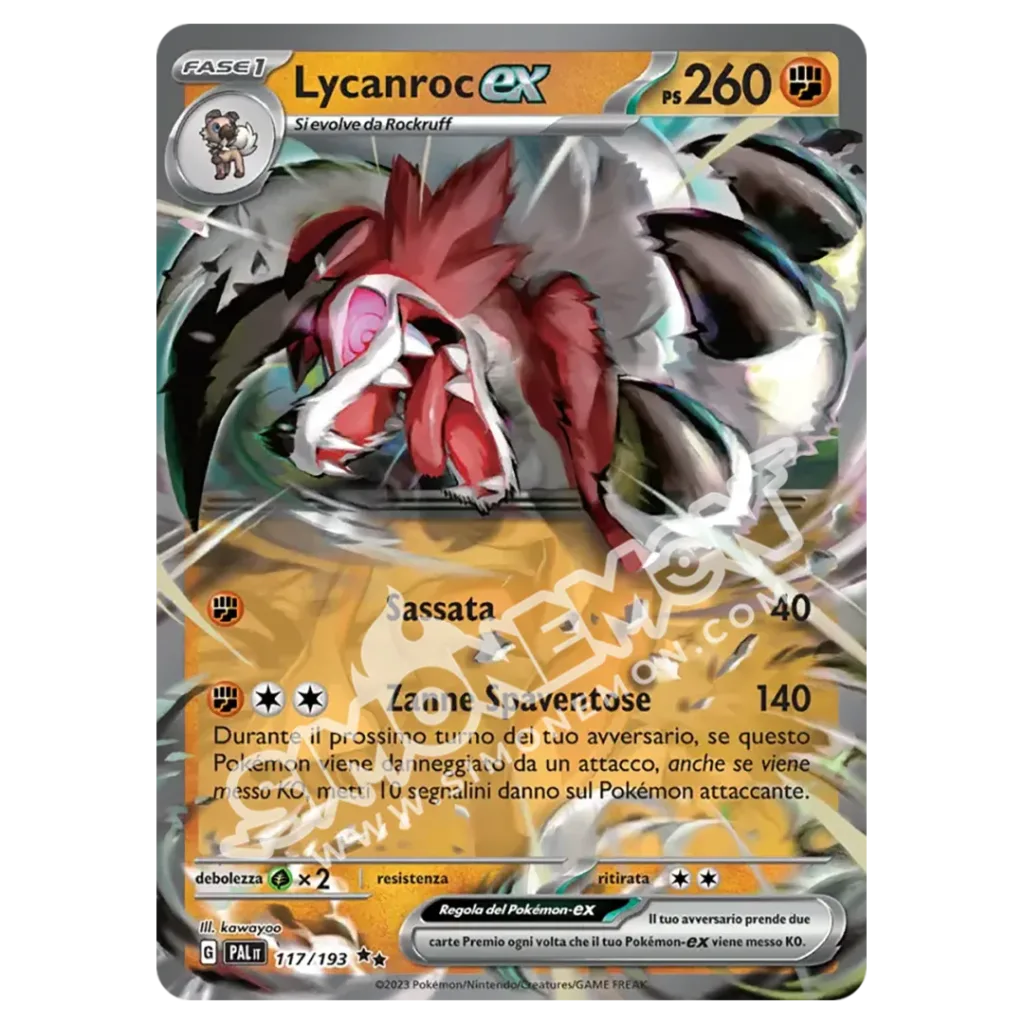 Lycanroc-ex 117/193 Evoluzioni a Paldea  (IT)