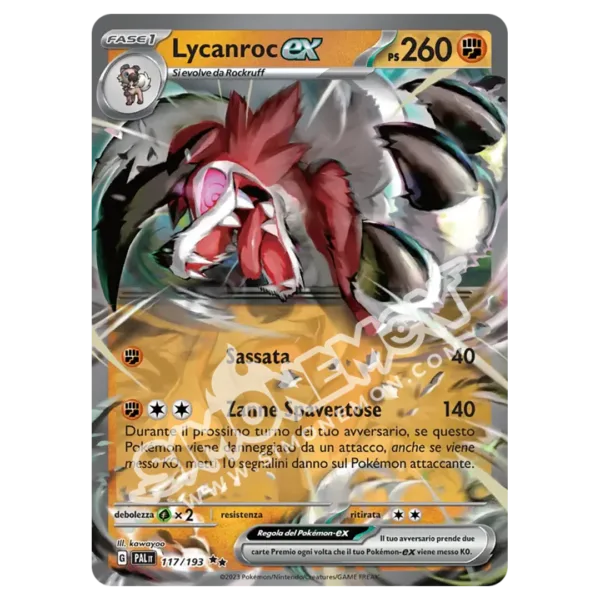 Lycanroc-ex 117/193 Evoluzioni a Paldea  (IT)