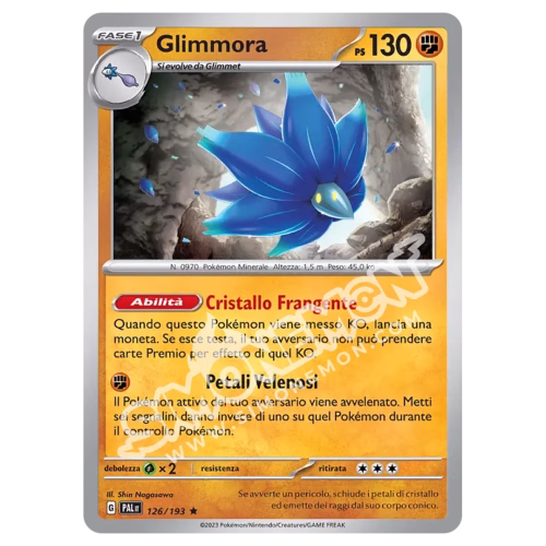 Glimmora 126/193 Evoluzioni a Paldea Foil (IT)