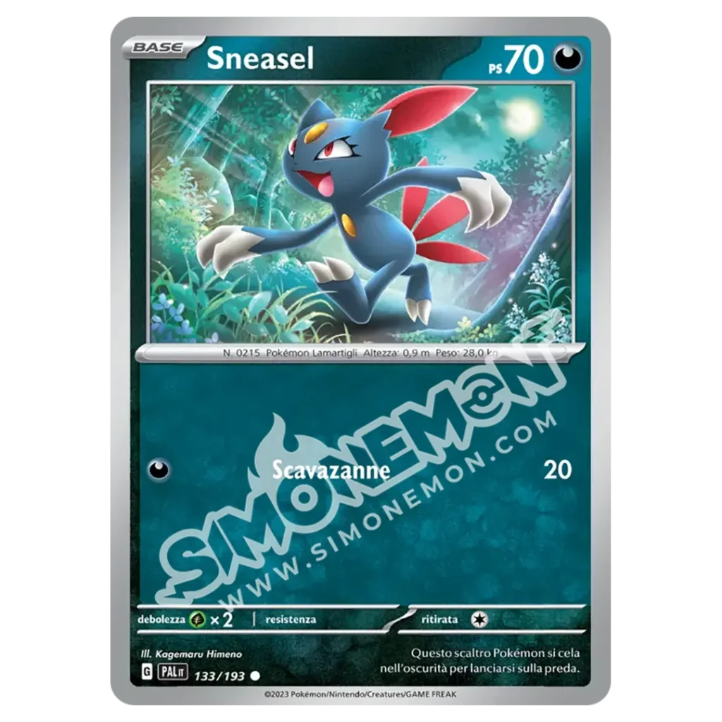 Sneasel 133/193 Evoluzioni a Paldea Reverse (IT)