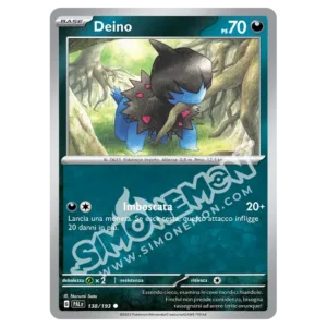 Deino 138/193 Evoluzioni a Paldea Reverse (IT)