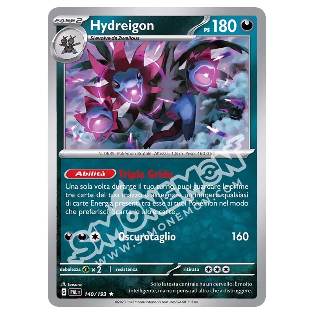 Hydreigon 140/193 Evoluzioni a Paldea Foil (IT)