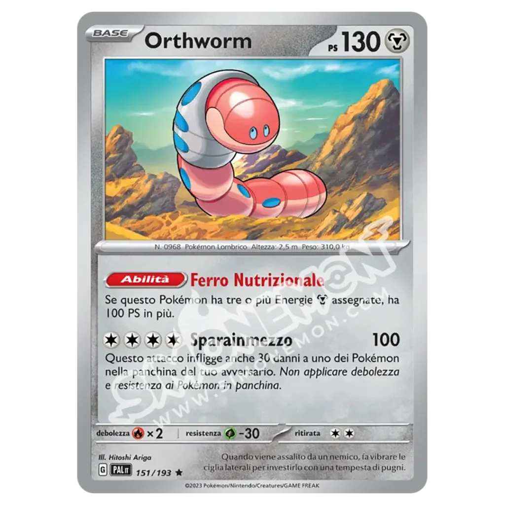 Orthworm 151/193 Evoluzioni a Paldea Foil (IT)