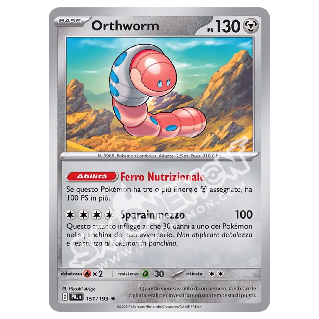 Orthworm 151/193 Evoluzioni a Paldea Foil (IT)