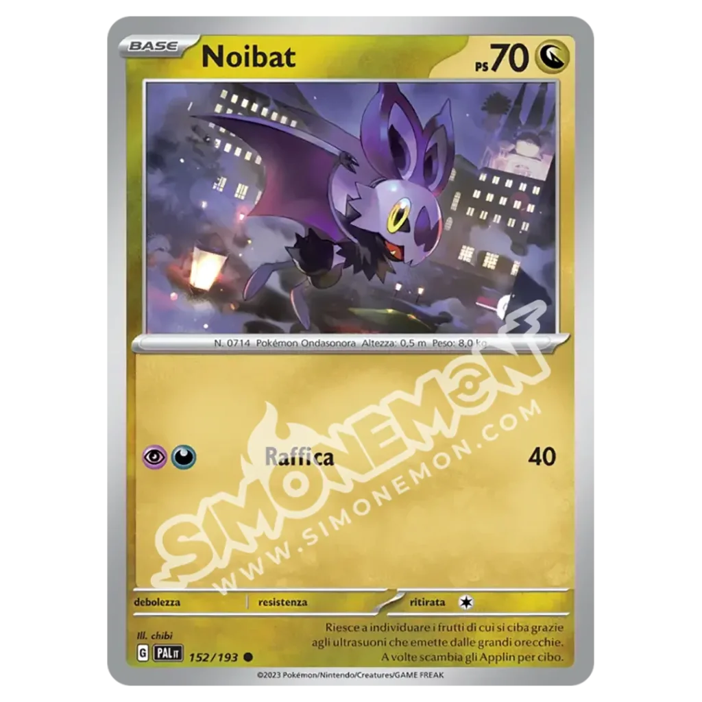 Noibat 152/193 Evoluzioni a Paldea Reverse (IT)