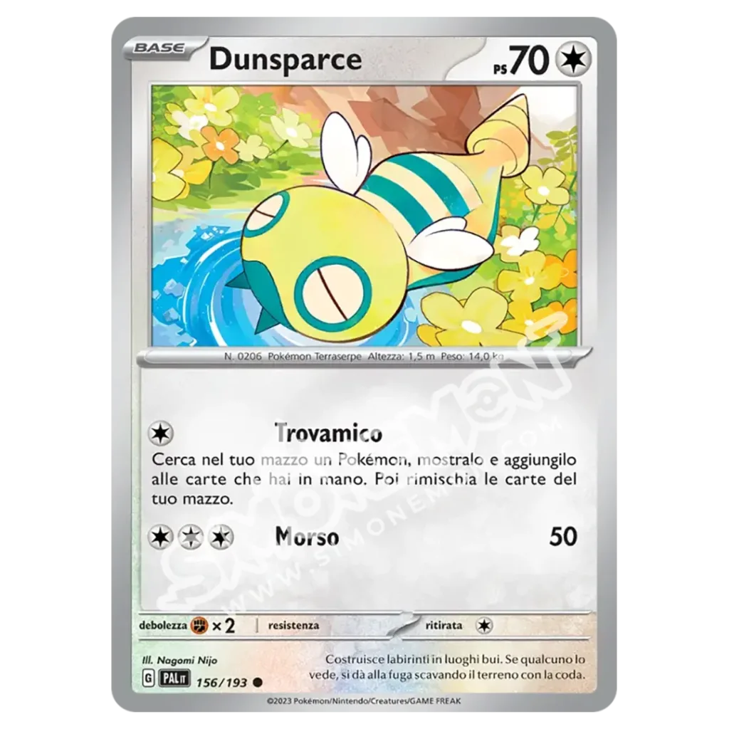 Dunsparce 156/193 Evoluzioni a Paldea (IT)