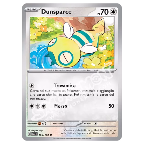 Dunsparce 156/193 Evoluzioni a Paldea Reverse (IT)