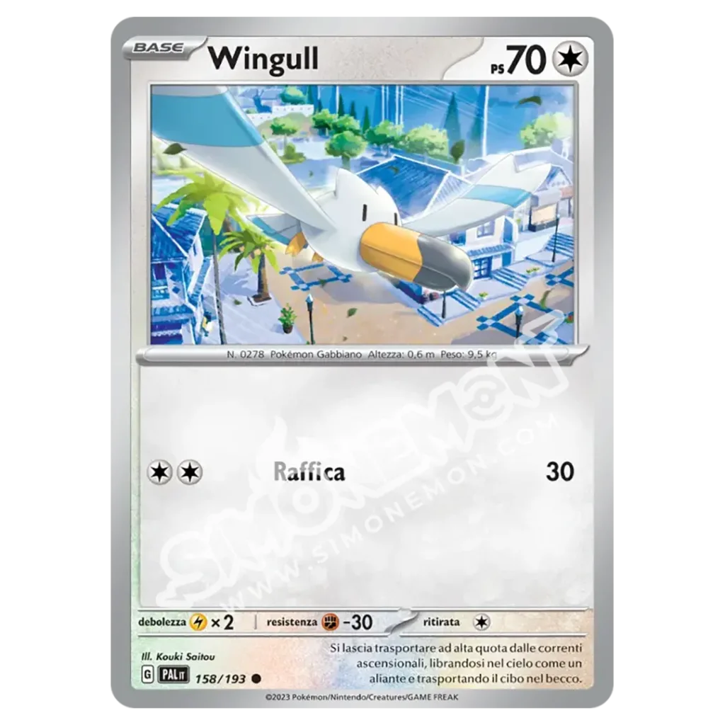 Wingull 158/193 Evoluzioni a Paldea Reverse (IT)